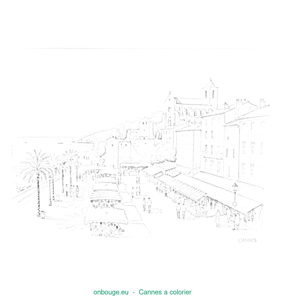 Coloriage de Cannes