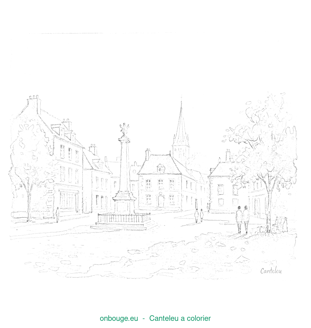 Coloriage de Canteleu