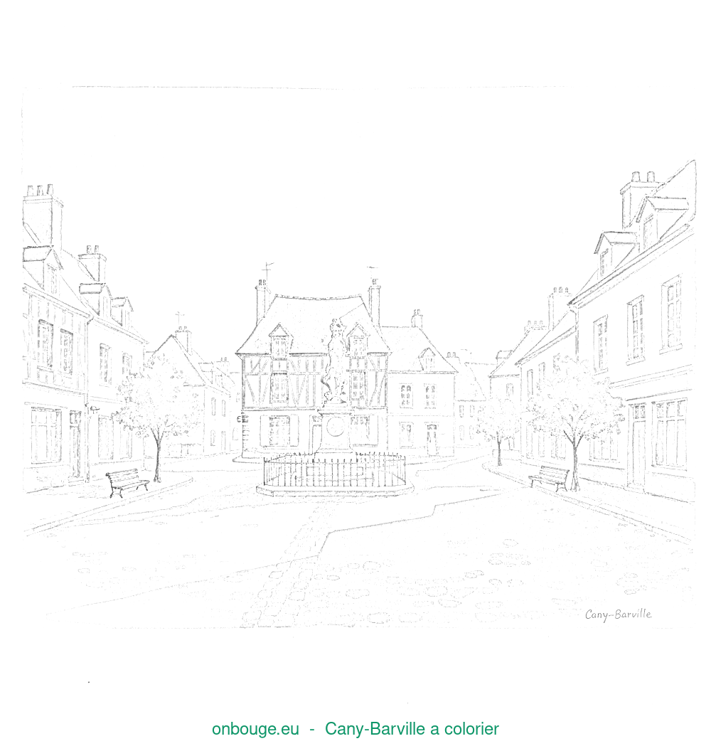 Coloriage de Cany-Barville