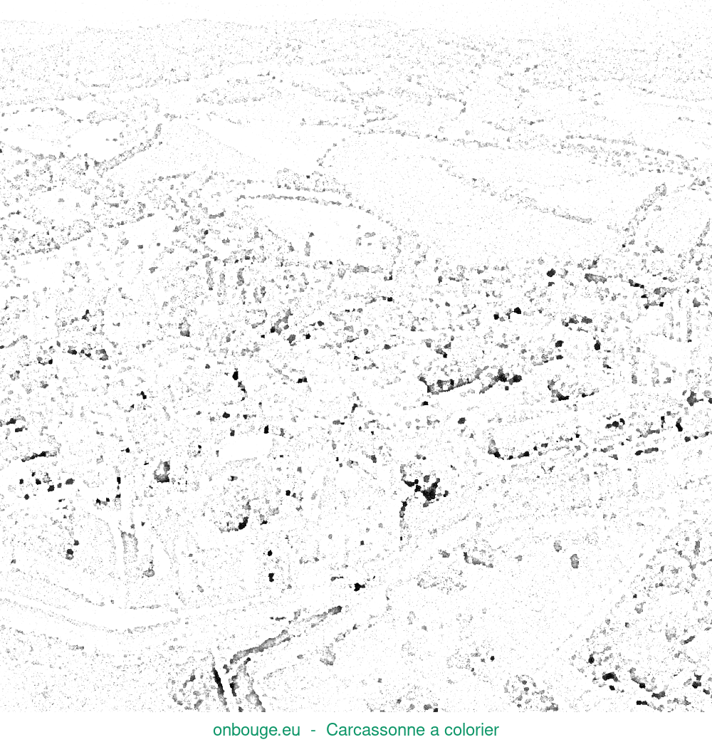 Coloriage de Carcassonne
