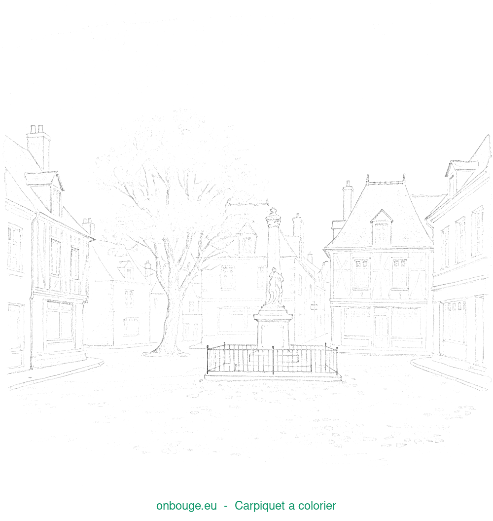 Coloriage de Carpiquet