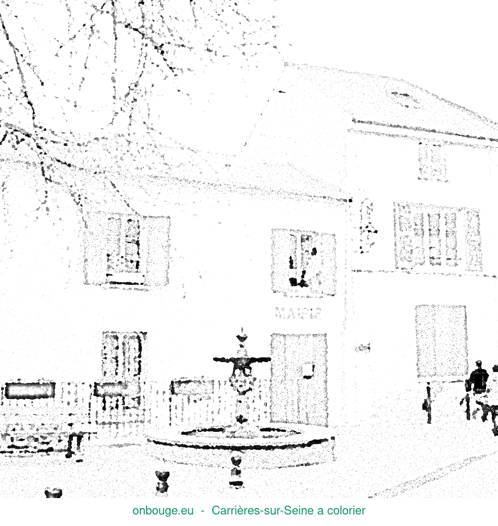 Coloriage de Carrières-sur-Seine