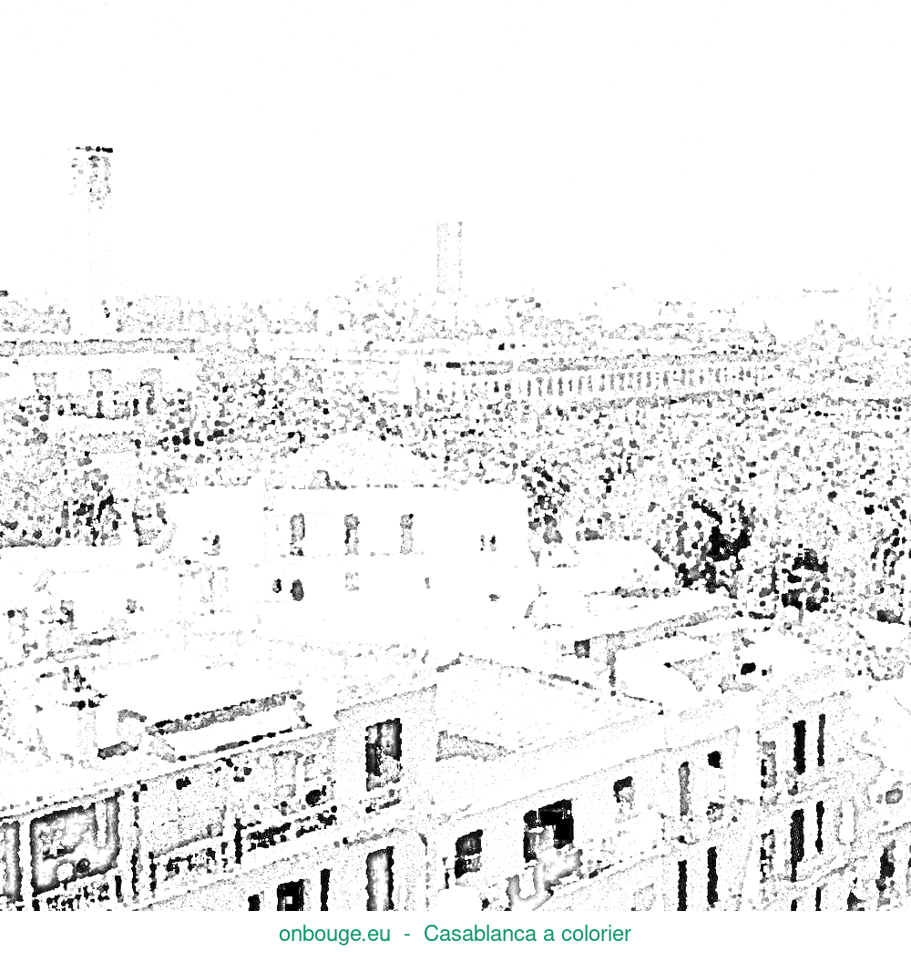 Coloriage de Casablanca