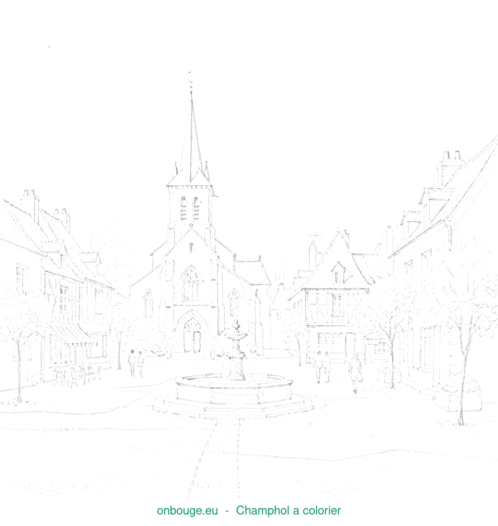 Coloriage de Champhol