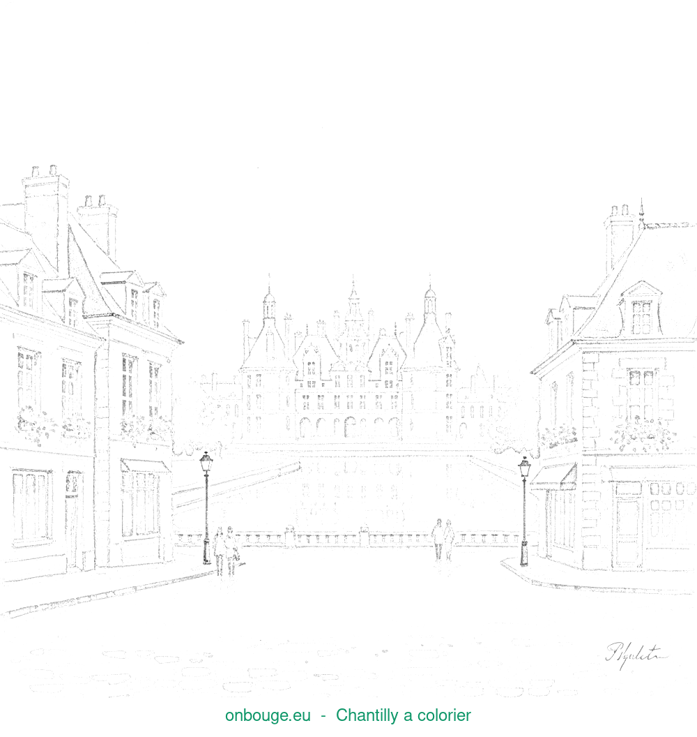 Coloriage de Chantilly