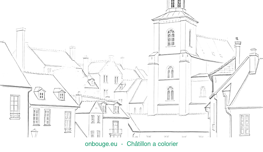 Coloriage de Châtillon