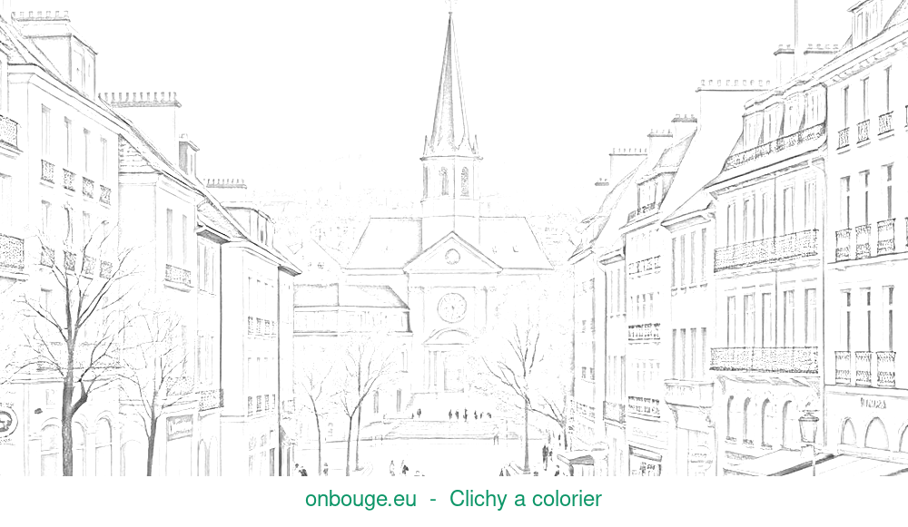 Coloriage de Clichy