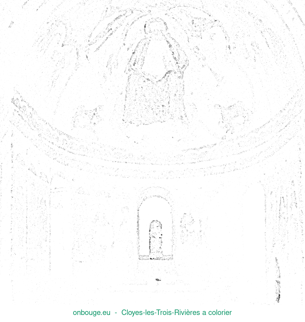 Coloriage de Cloyes-les-Trois-Rivières