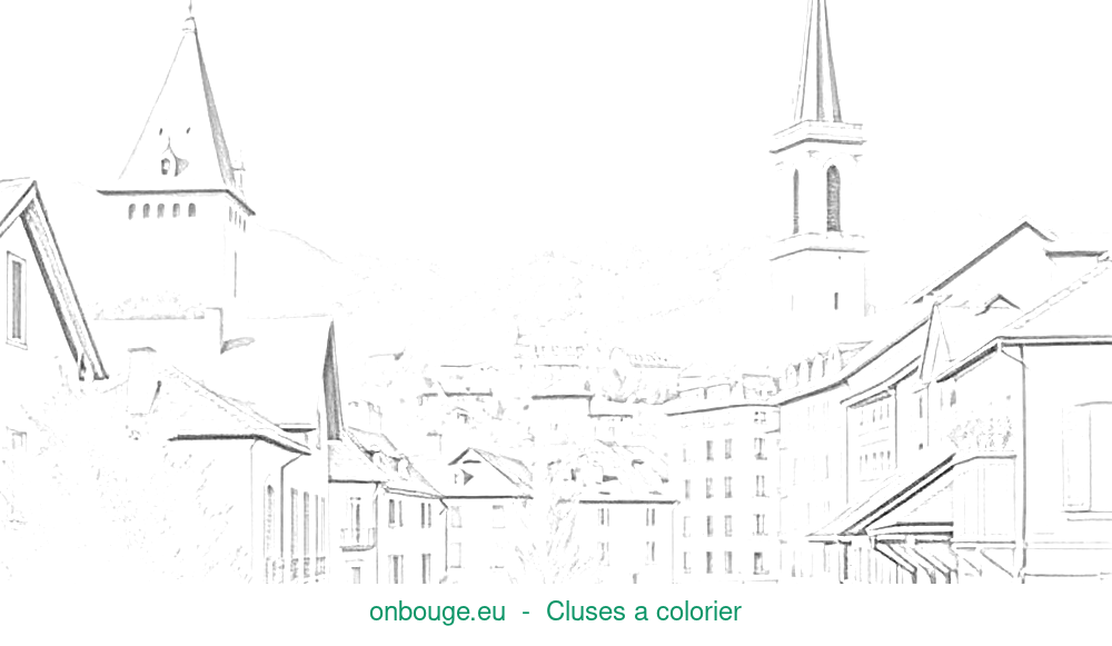 Coloriage de Cluses
