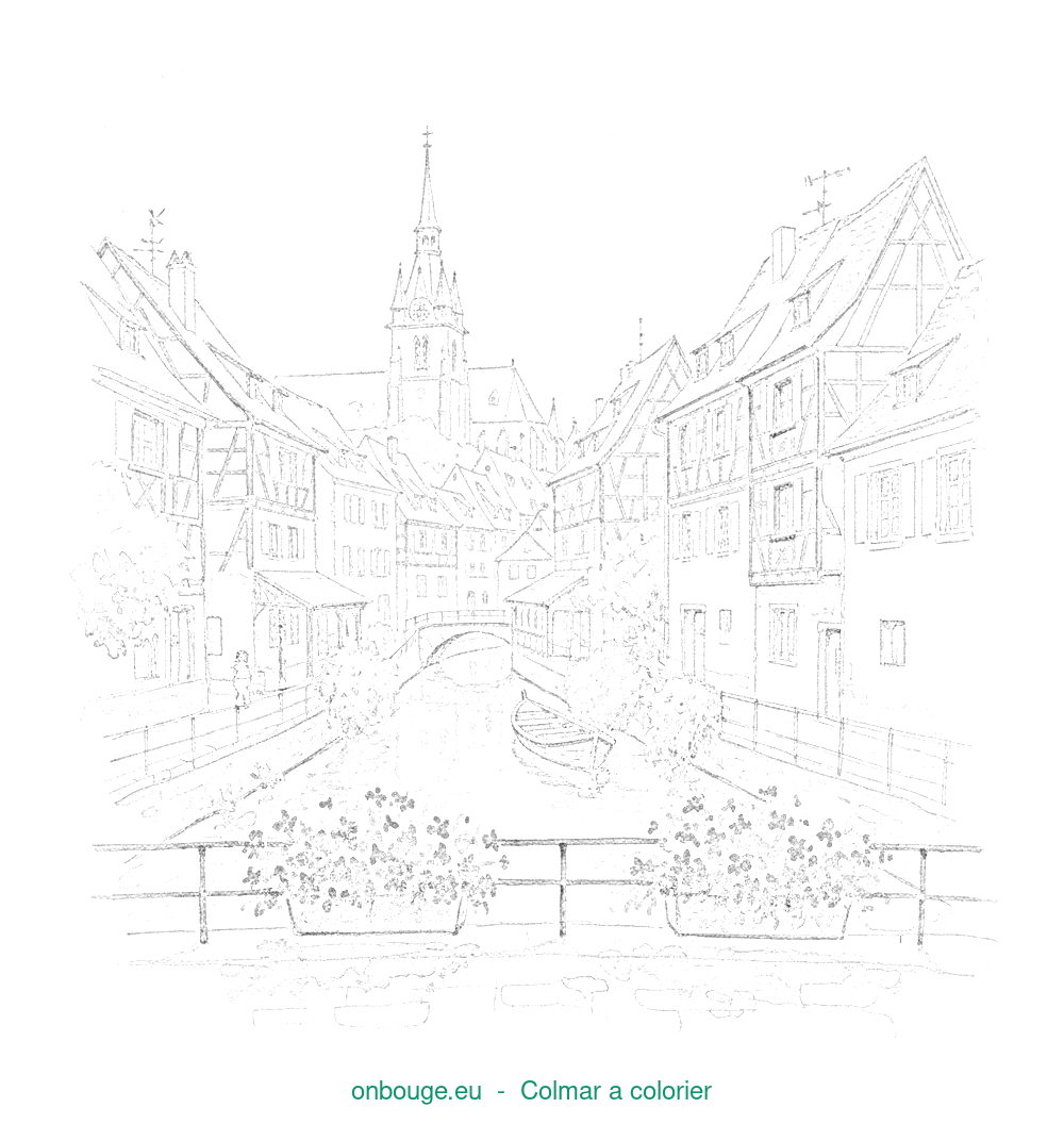 Coloriage de Colmar