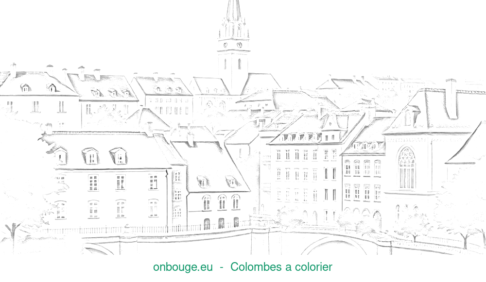 Coloriage de Colombes
