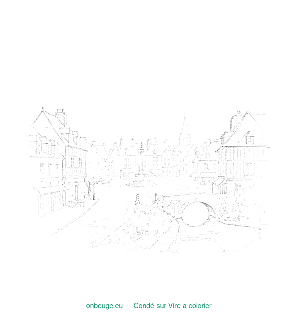 Coloriage de Condé-sur-Vire
