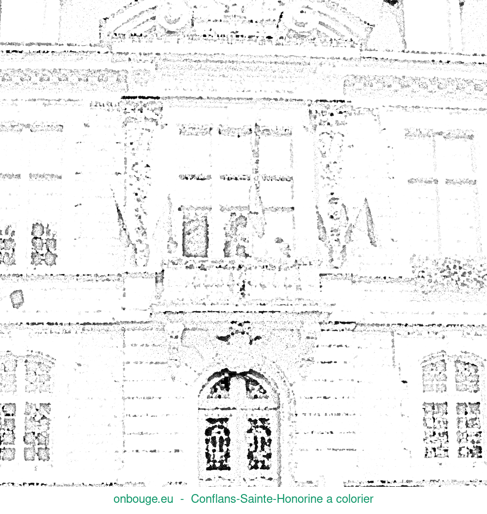 Coloriage de Conflans-Sainte-Honorine