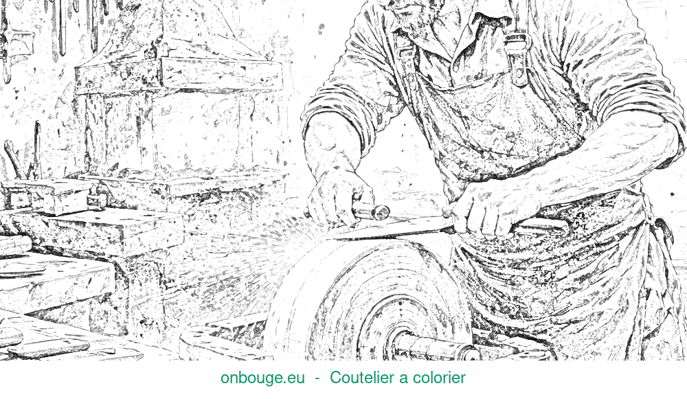 Le coloriage de Coutelier