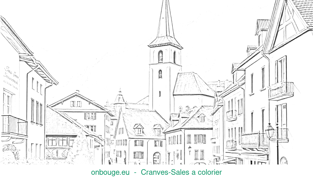 Coloriage de Cranves-Sales