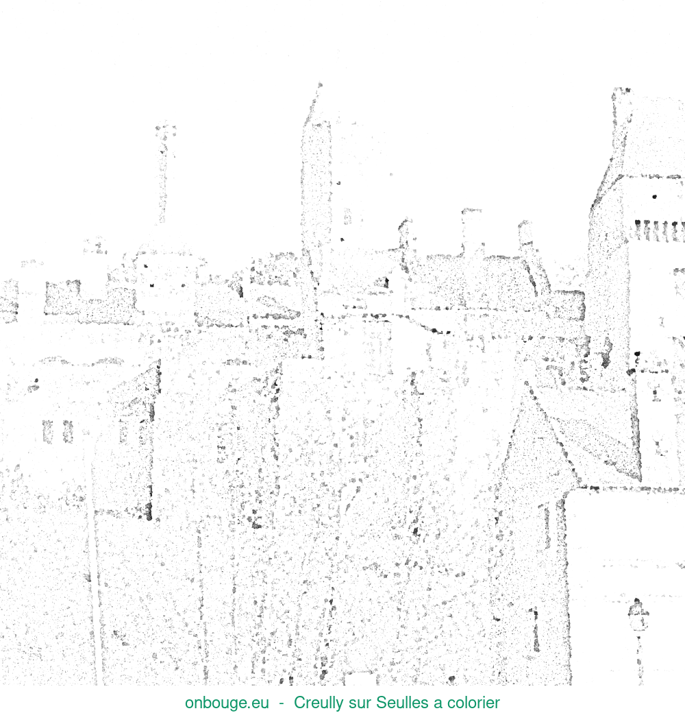 Coloriage de Creully sur Seulles