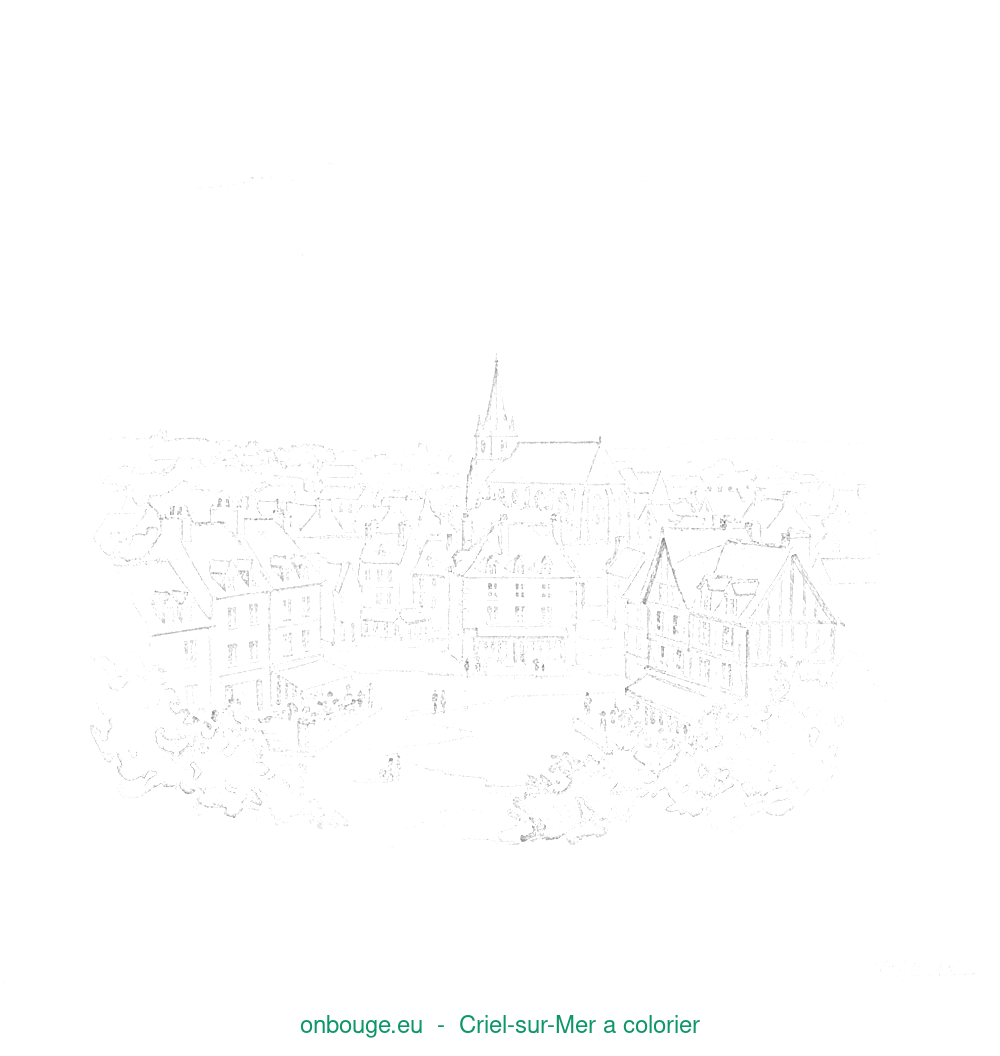 Coloriage de Criel-sur-Mer