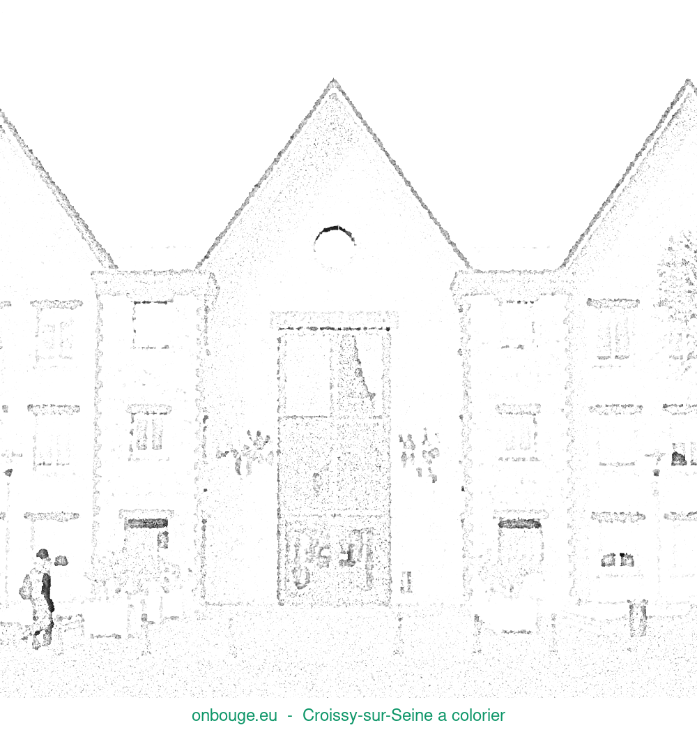 Coloriage de Croissy-sur-Seine