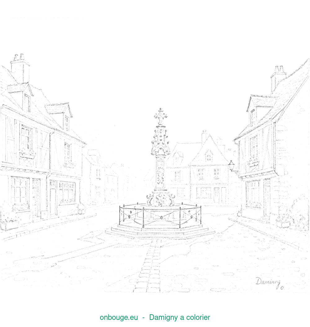 Coloriage de Damigny