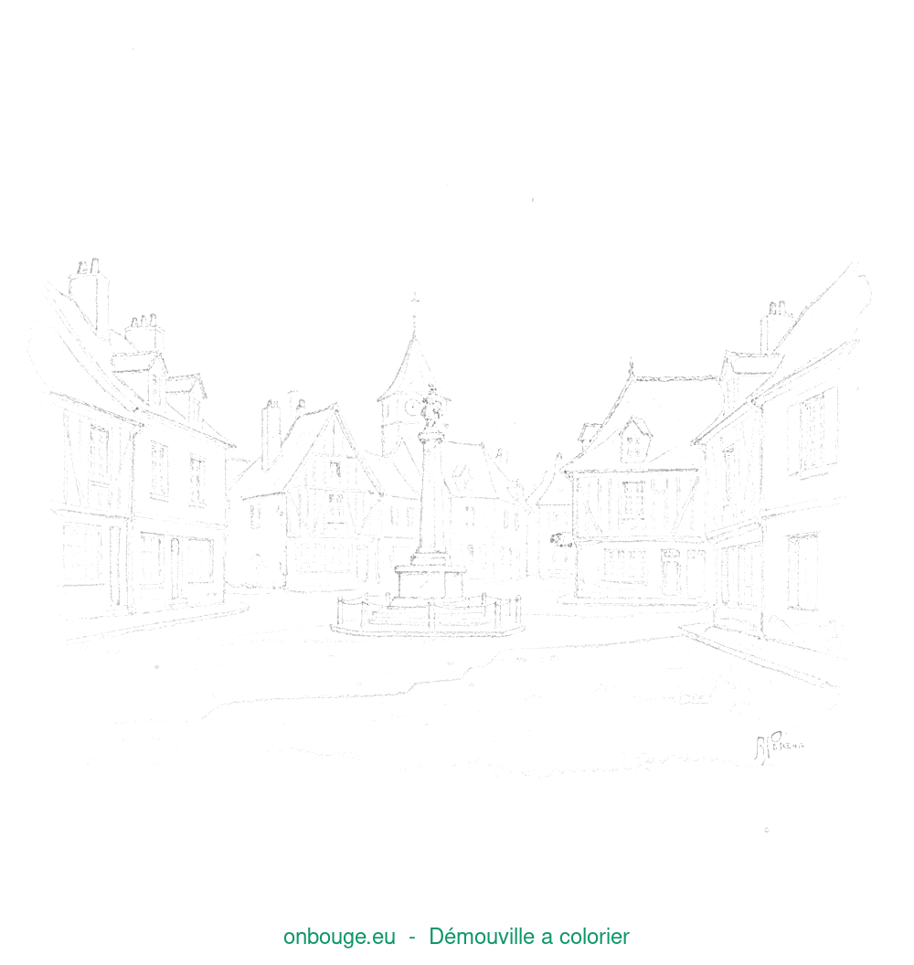 Coloriage de Démouville