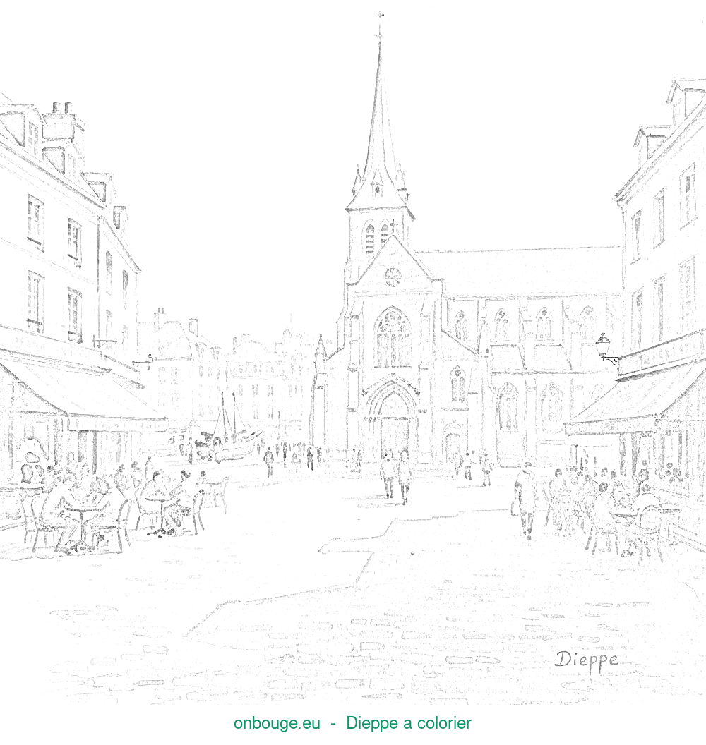 Coloriage de Dieppe