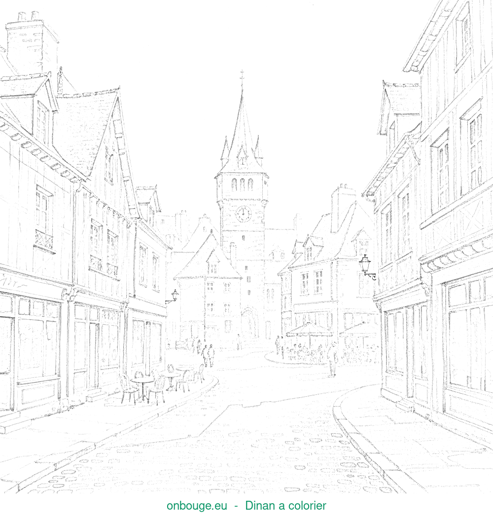 Coloriage de Dinan