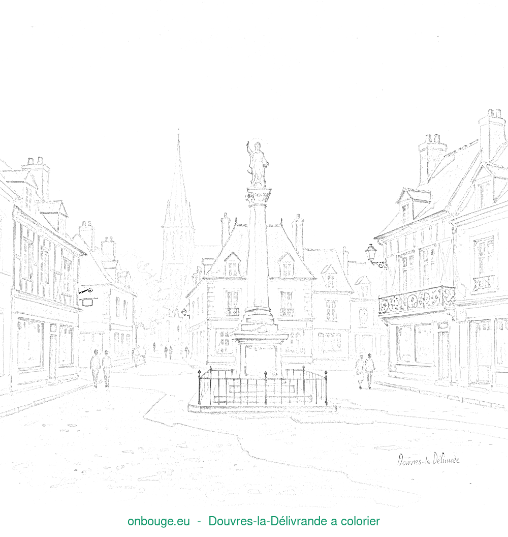 Coloriage de Douvres-la-Délivrande