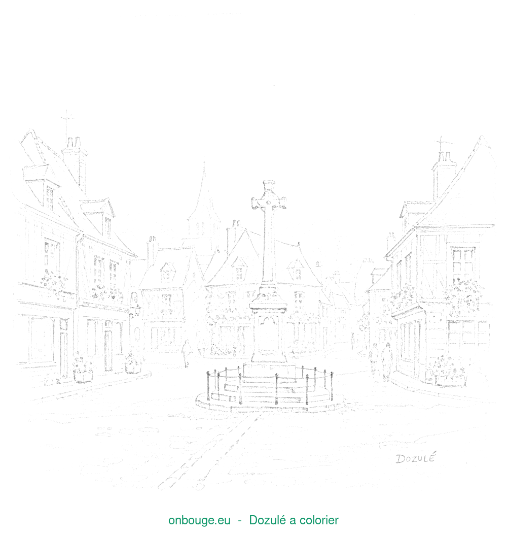 Coloriage de Dozulé