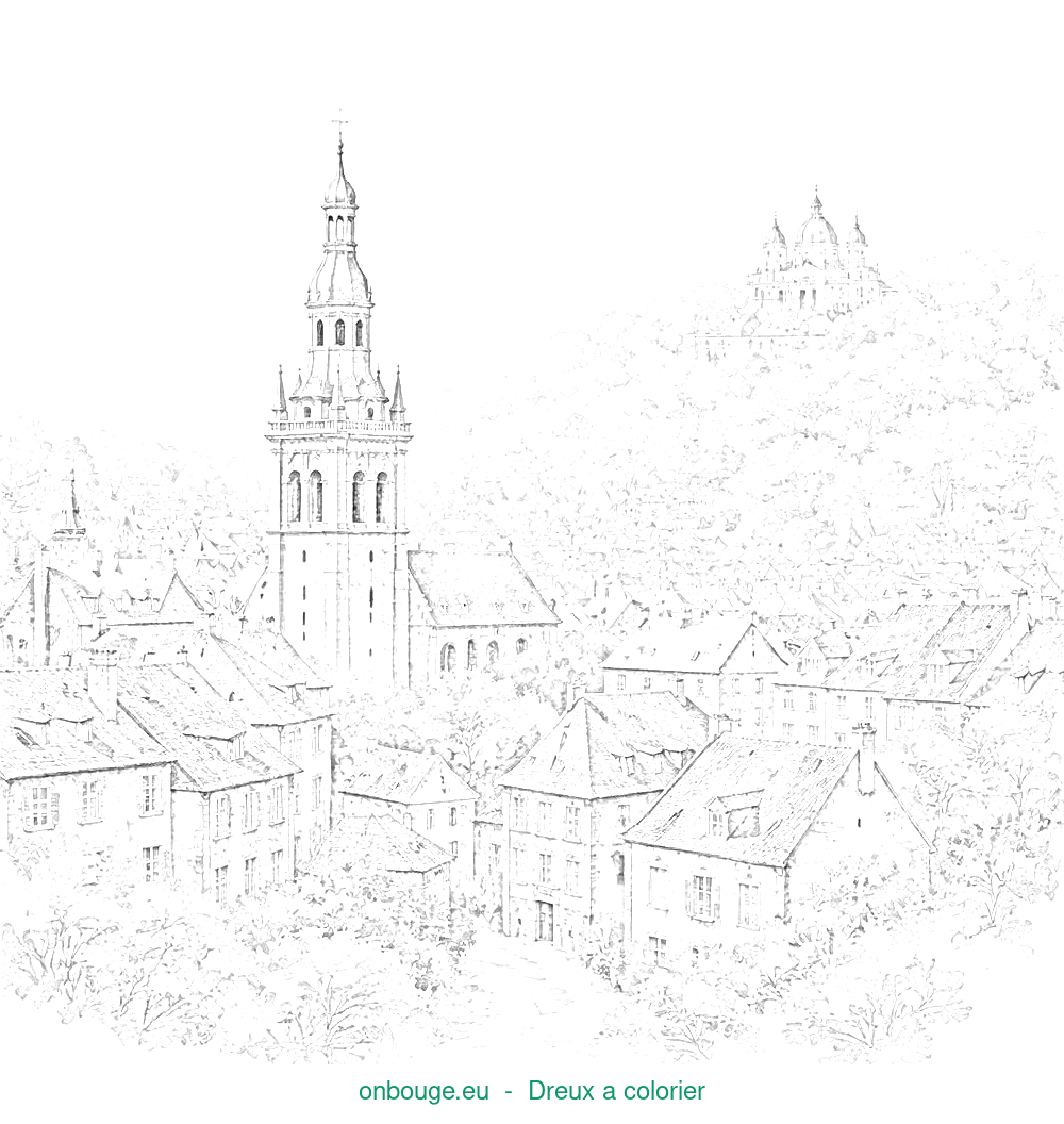 Coloriage de Dreux