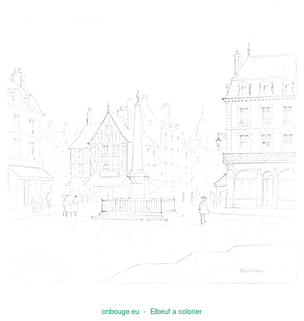 Coloriage d’Elbeuf