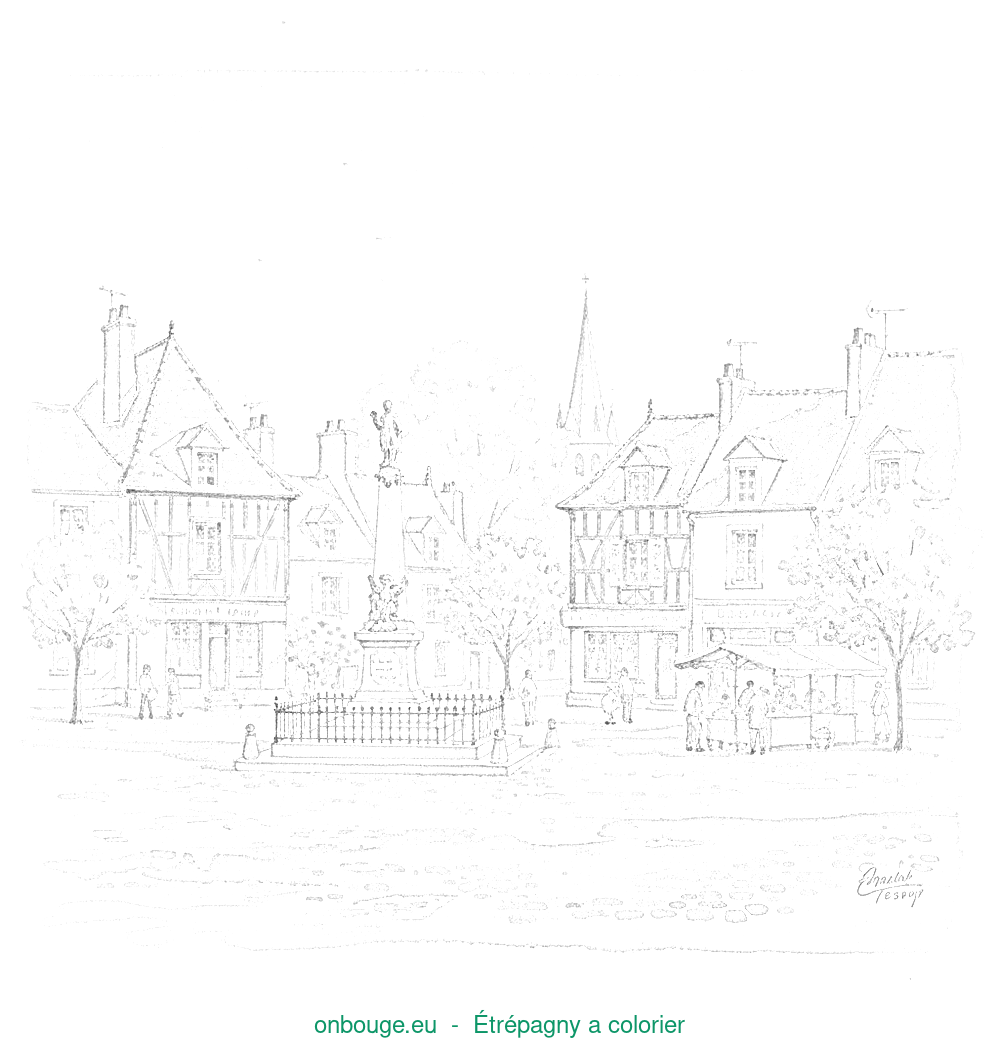 Coloriage d’Étrépagny
