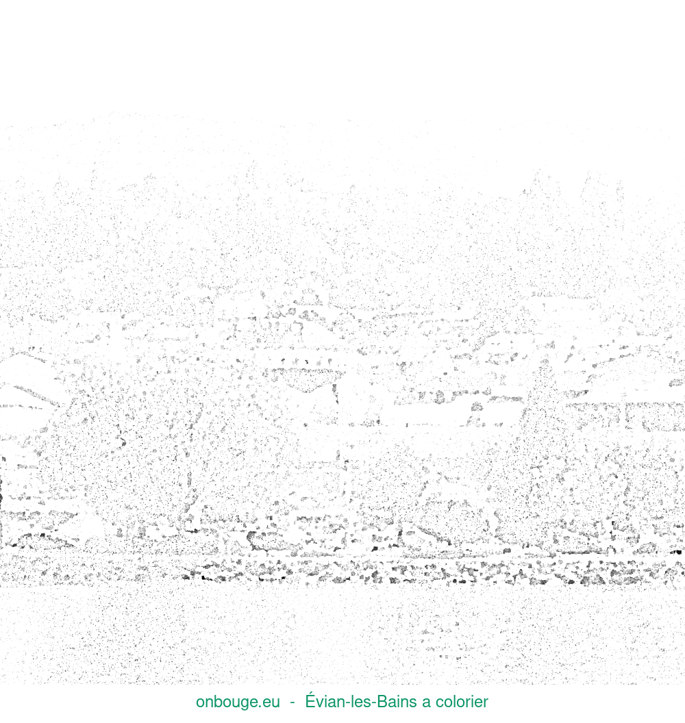 Coloriage d’Évian-les-Bains
