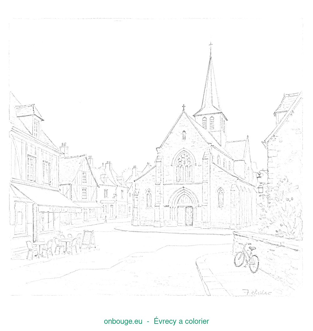 Coloriage d’Évrecy