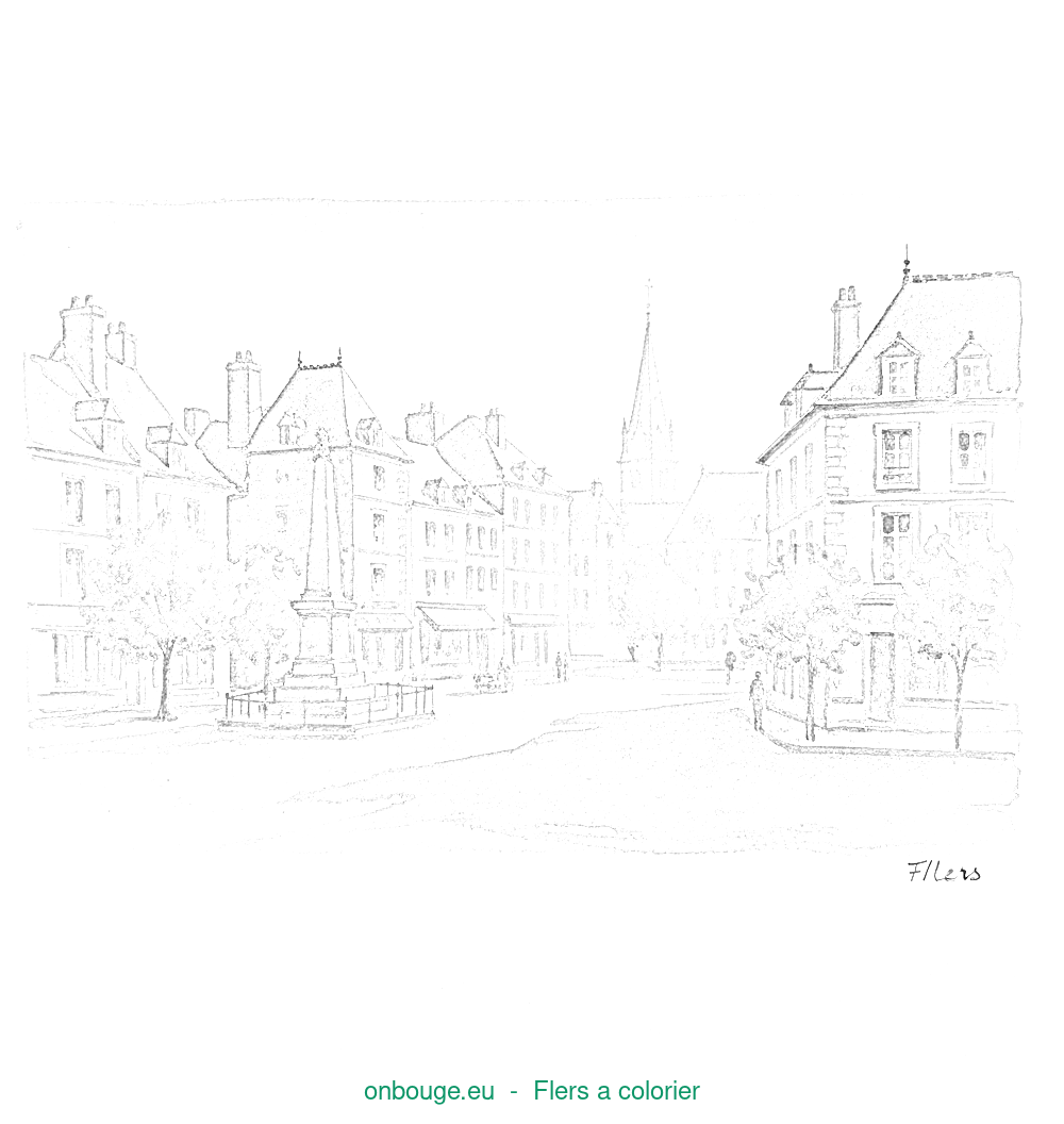 Coloriage de Flers