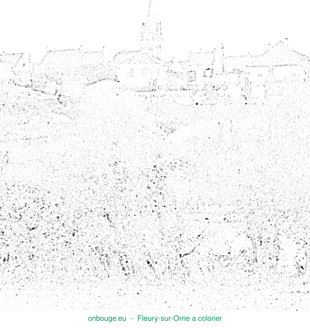 Coloriage de Fleury-sur-Orne