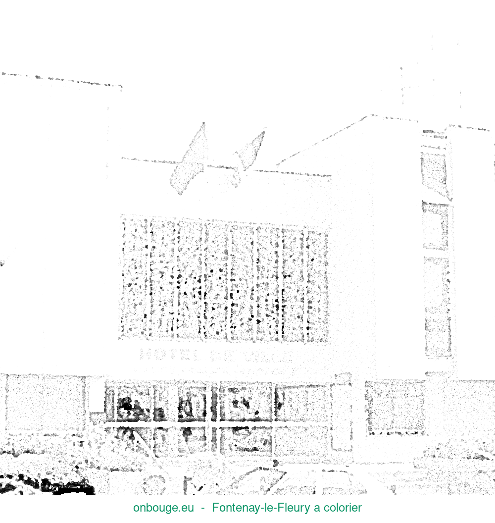Coloriage de Fontenay-le-Fleury