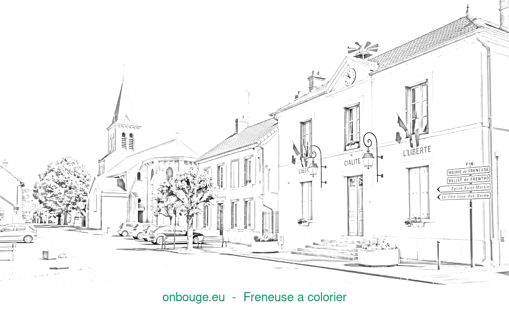 Coloriage de Freneuse
