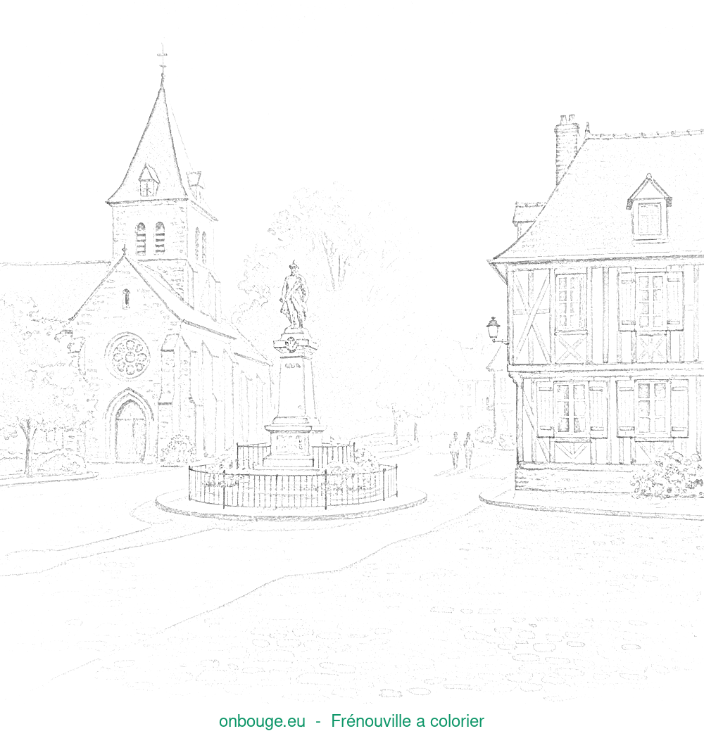 Coloriage de Frénouville