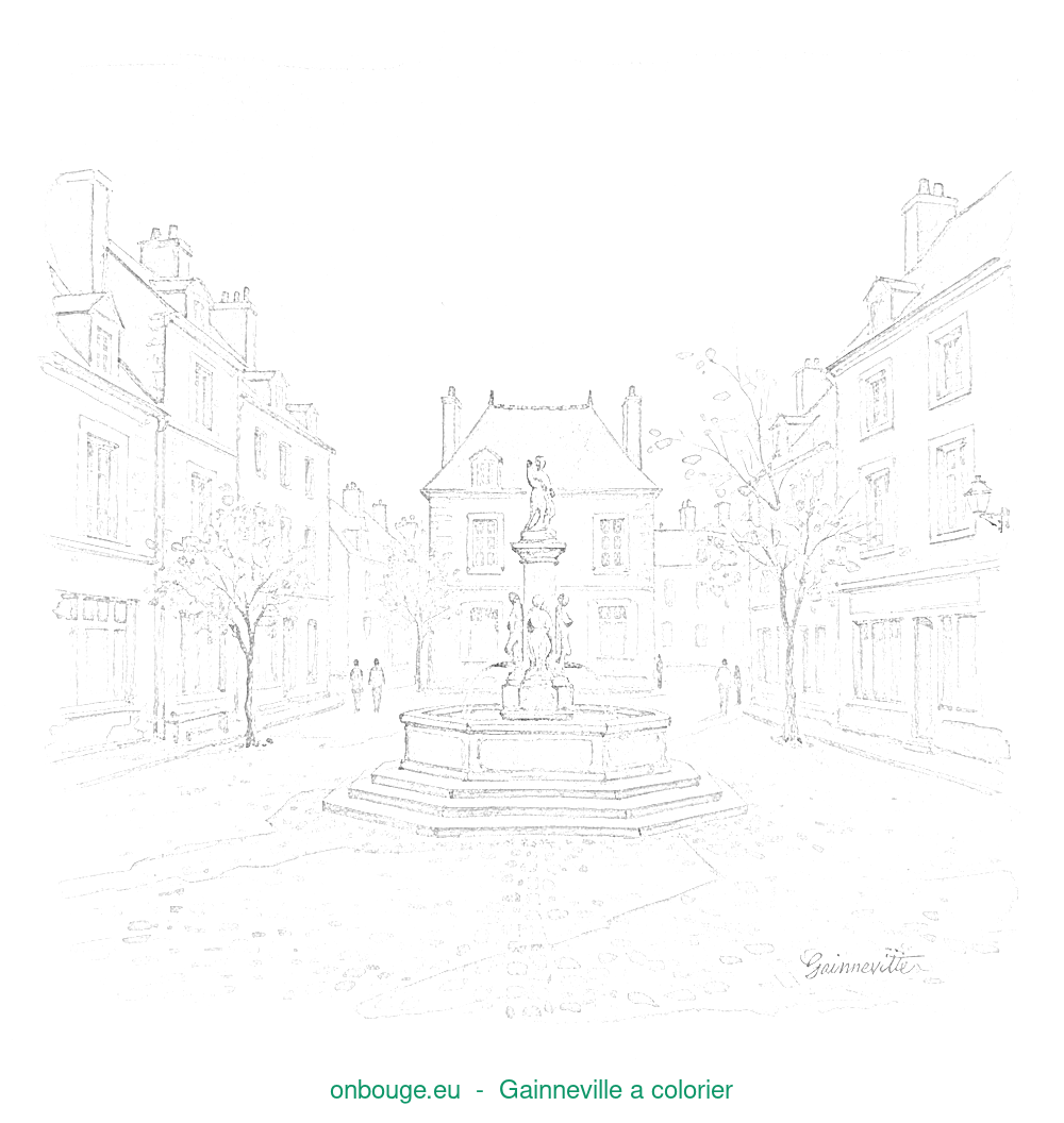 Coloriage de Gainneville