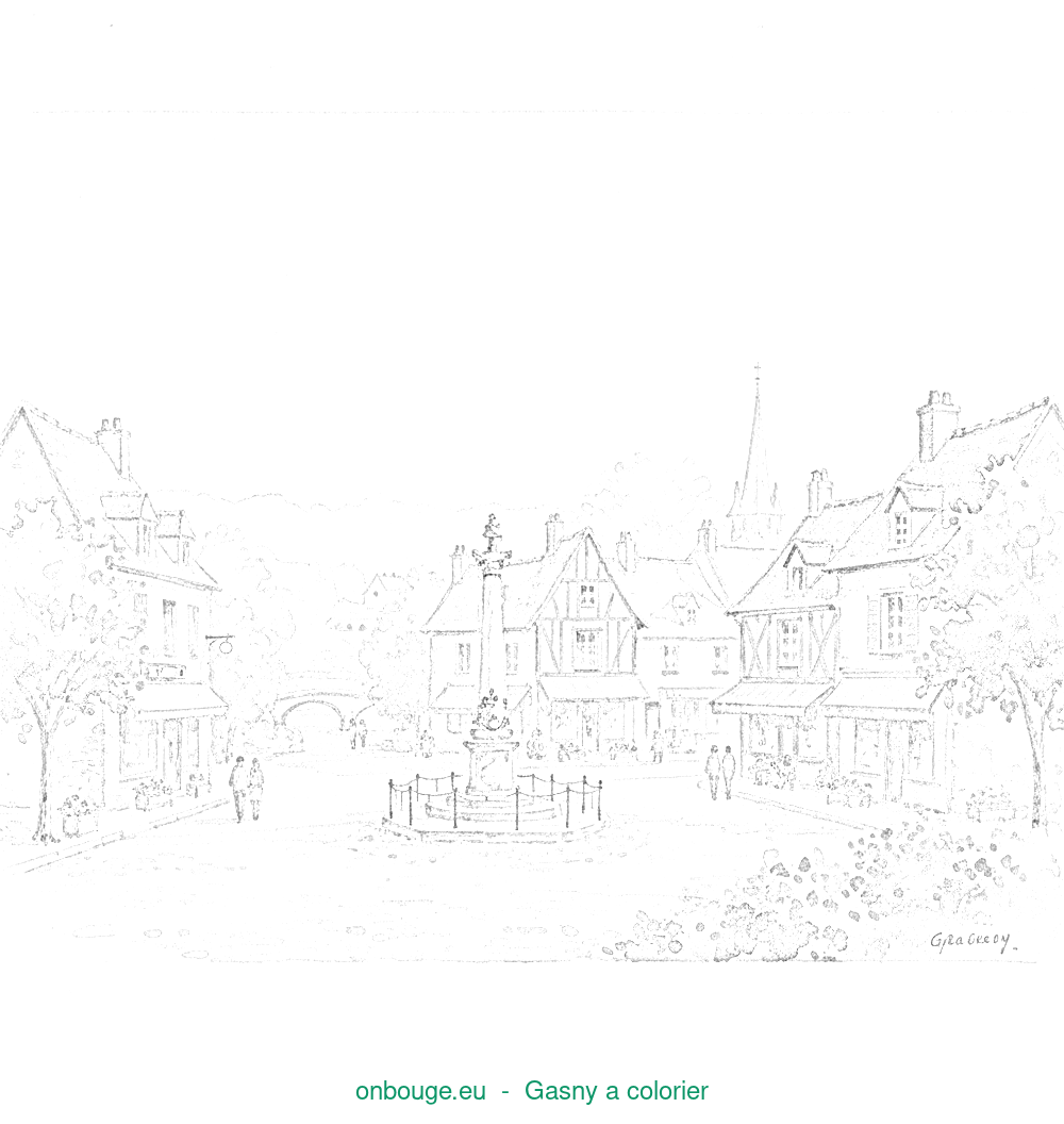 Coloriage de Gasny