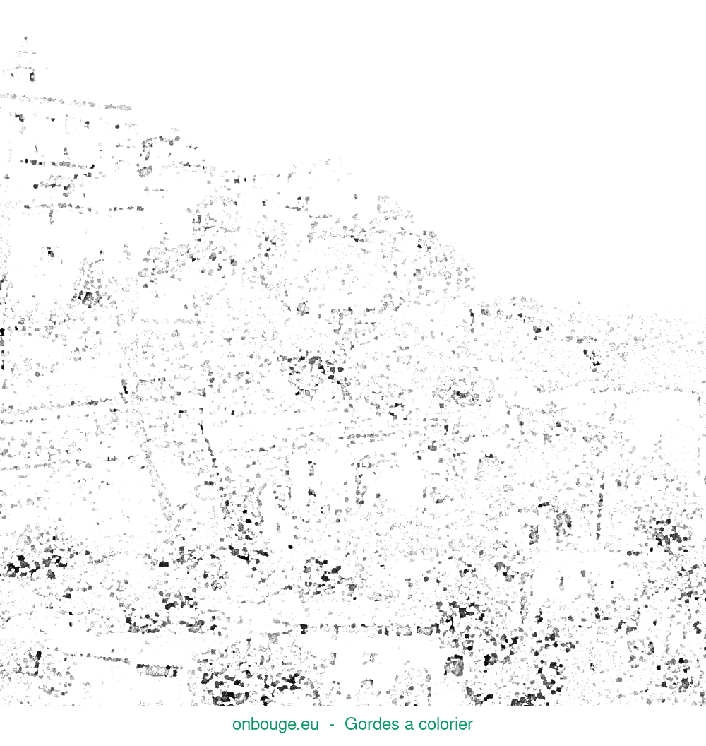 Coloriage de Gordes