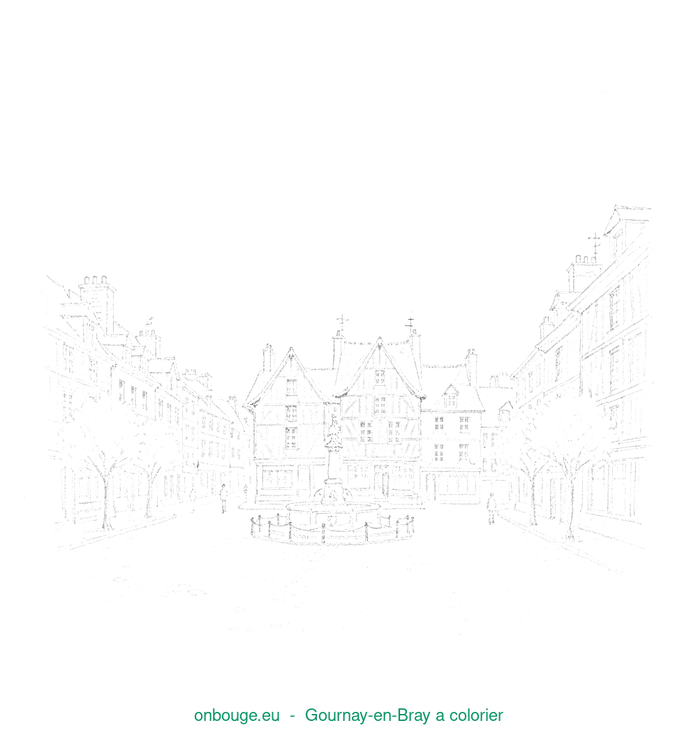 Coloriage de Gournay-en-Bray