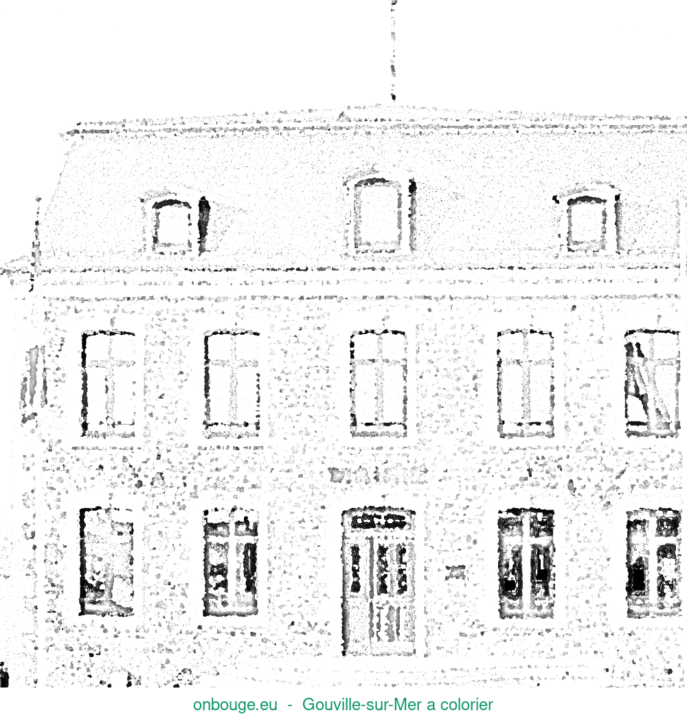Coloriage de Gouville-sur-Mer