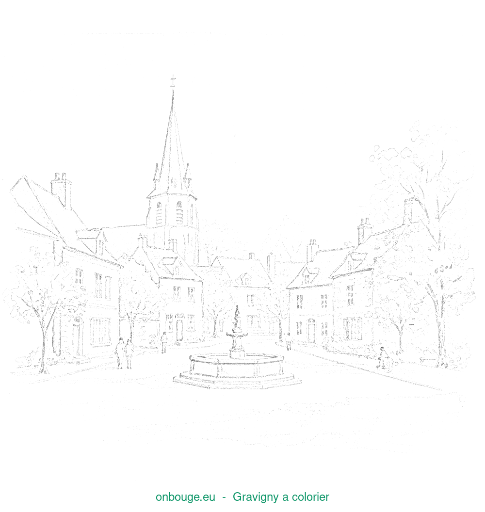 Coloriage de Gravigny