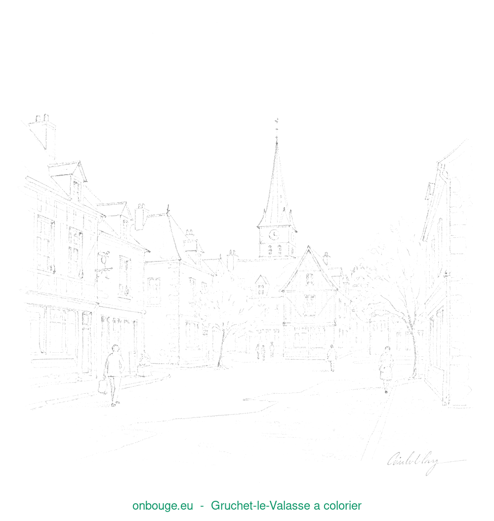 Coloriage de Gruchet-le-Valasse