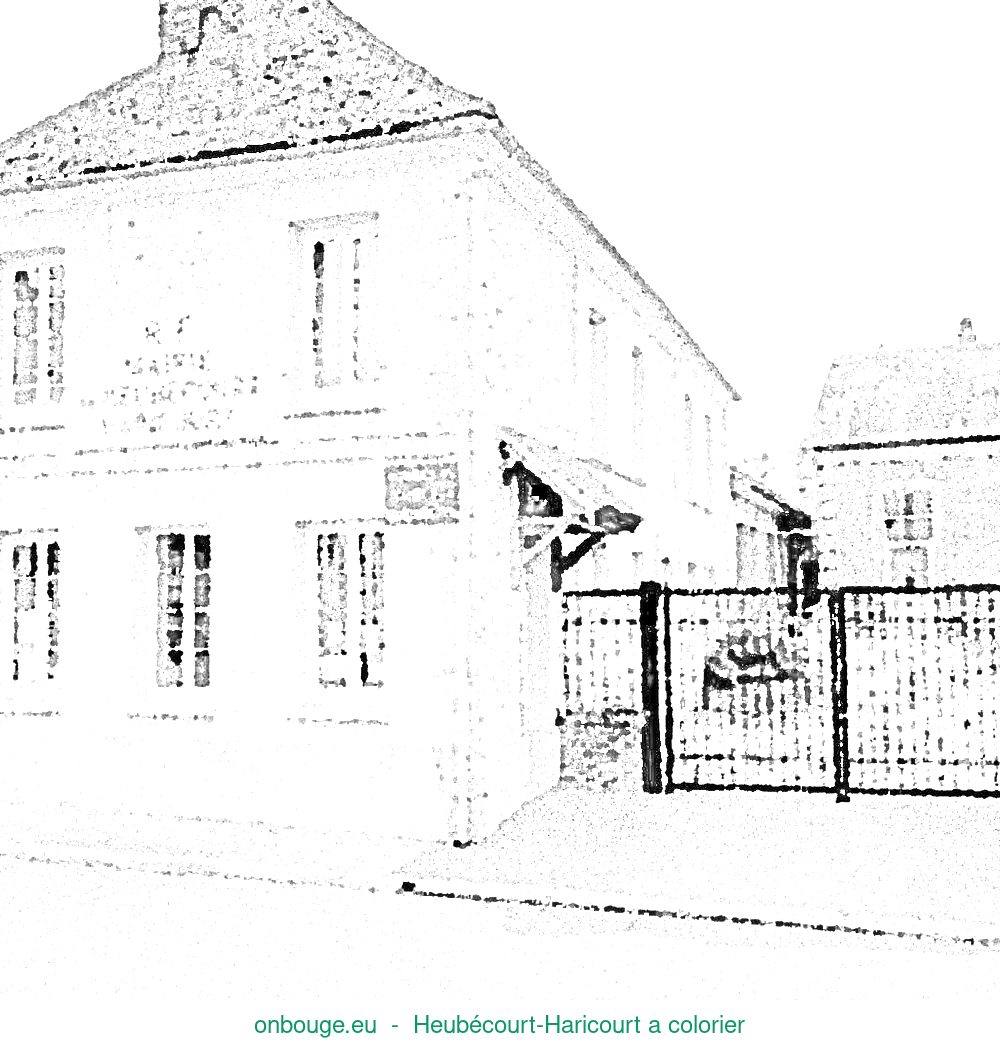 Coloriage d'Heubécourt-Haricourt