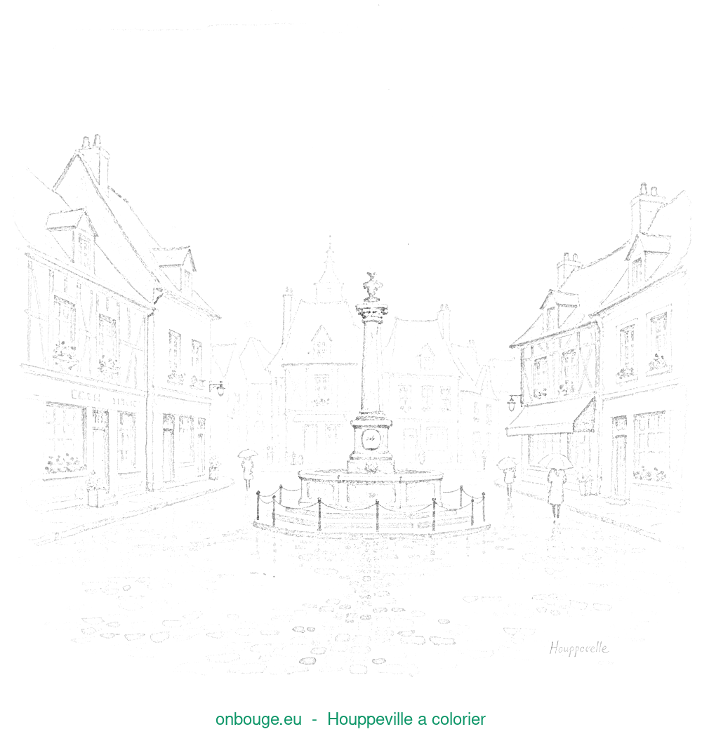 Coloriage de Houppeville