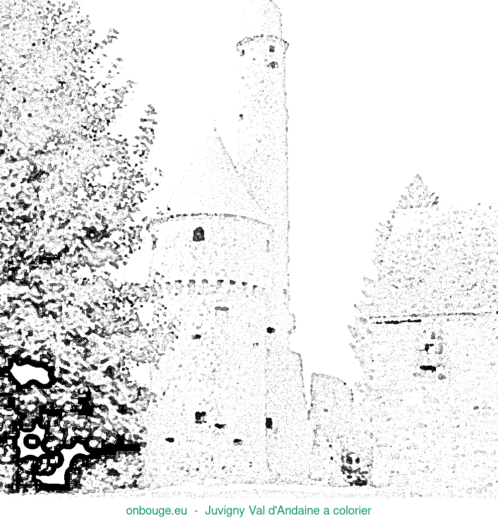 Coloriage de Juvigny Val d'Andaine