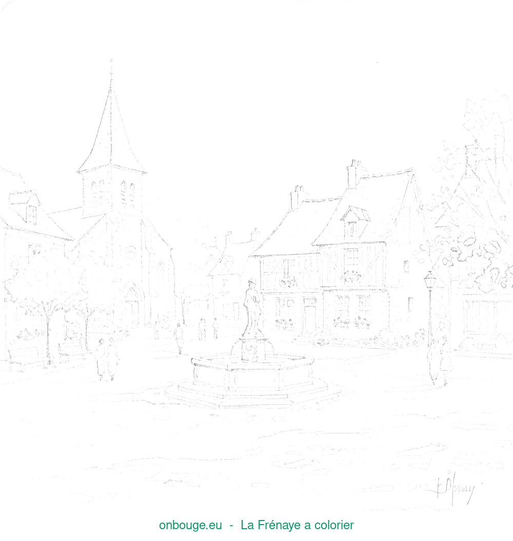 Coloriage de La Frénaye