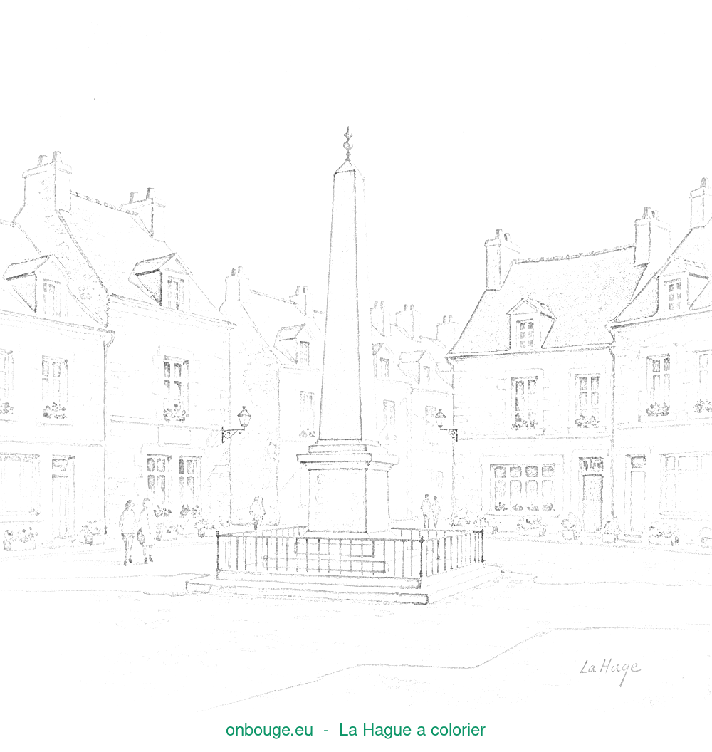 Coloriage de La Hague